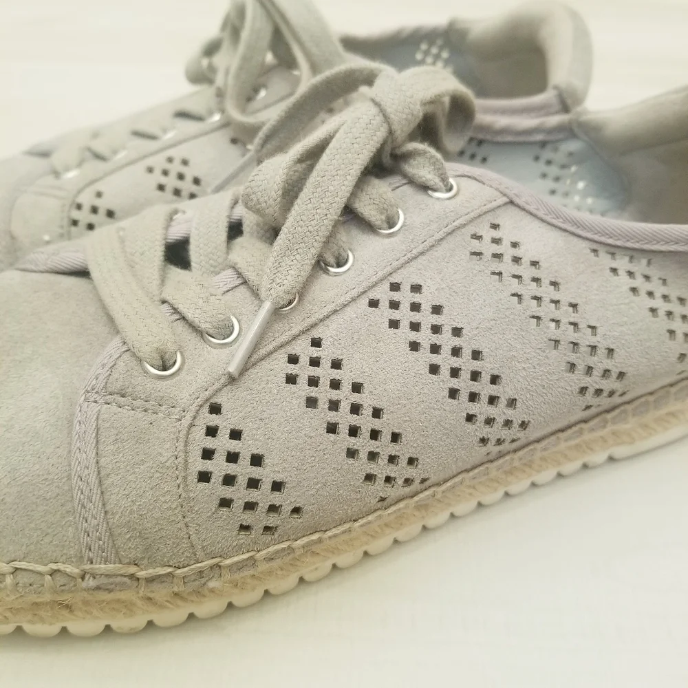 {6M} Marc Fisher Balia Espadrille Sneakers In Ash